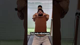 Full body adjustment  neck pain  back pain  knee pain by dr harish grover [upl. by Roderica]