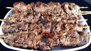 গ্যাসের চুলায় বিহারি কাবাব রেসিপি  Bangladeshi Bihari Kabab Ranna Recipe Beef Kabab of Bangladesh [upl. by Kosak]