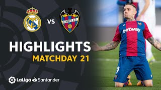 Highlights Real Madrid vs Levante UD 12 [upl. by Ahsiad]