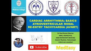 Cardiac Arrhythmia BASICS AV nodal re entrant tachycardia AVNRT Reentry circuit [upl. by Asiram]