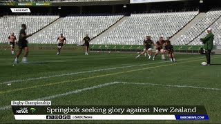 Rugby Championship  Springbok seeking glory against New Zealand [upl. by Aysab520]