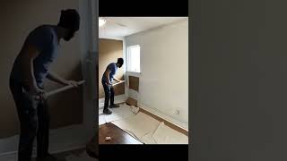 How to paint  roller technicsviralshort wallpaiting 1millonviwes painting [upl. by Cooper750]