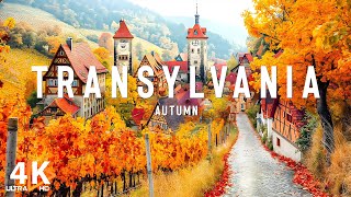 Autumn in Transylvania Romania 4K VIDEO  Discover the autumn of poetic villages and ancient castles [upl. by Hajin]