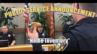 Public Service Announcement  Home Inventory [upl. by Inafets]