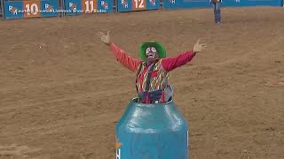 Legendary rodeo clown Leon Coffee named grand marshal of Rodeo Parade [upl. by Anyad]