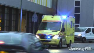 Ambulance 15110 Spoedmelding Den Haag [upl. by Nelra]