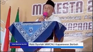 Pembukaan oleh Rais Syuriah MWCNU Berbah  Makesta IPNU amp IPPNU PAC Kapanewon Berbah Sleman DIY [upl. by Notliw116]