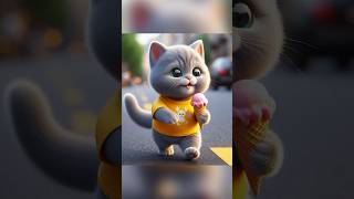 Kitten buy ice cream kitten [upl. by Imarej]