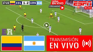 En Vivo Colombia vs Argentina Ver Partido Colombia vs Argentina Eliminatorias Conmebol 2024 hoy [upl. by Sucramad]