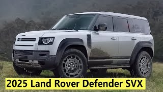 New Land Rover Defender SVX Revealed amp Shocks The Car World Industry [upl. by Terrence832]