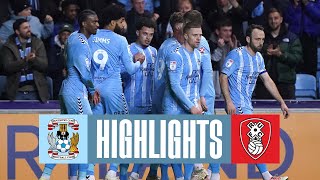 Coventry City v Rotherham United  Match Highlights 🎞️ [upl. by Tnattirb]