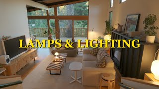 A Guide to Good Lighting  cozy lighting tips where to buy lamps home lighting tour [upl. by Anileme231]