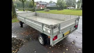 Bunk aanhanger schamelwagen 450x200x30cm [upl. by Gusty541]