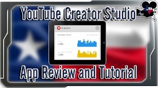 YouTube Creator Studio App iPad  iPhone Review amp Tutorial [upl. by Leanora827]