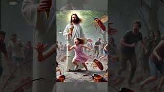 OMG Devil saving Jesus City ❤️ jesus JesusStory Devil [upl. by Korb]