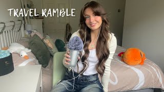 ASMR Close whisper travel ramble✈️ [upl. by Feliks]