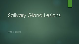 Salivary glands [upl. by Yroger971]