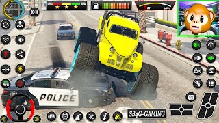 GTF5Super Offroad Jeep Vs Crashing V19  SB4G V1311  Monkey Gameplay [upl. by Fifi]