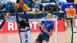 ALL quotMEGA RALLYquot of the match Conegliano  Milano in Courmayeur Cup  Lega Volley Femminile 202425 [upl. by Dahsar256]