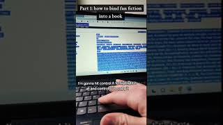 Part 1 Fanfic Binding Tutorial  Typesetting [upl. by Ennasil617]