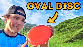 How Does An Oval Disc Golf Disc Fly [upl. by Ereynihc850]