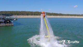 Flyboard Tricks BACKFLIP LAYOUT by Damone Rippy amp Flycaptain [upl. by Teahan]