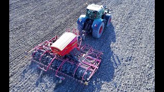 Vaderstad Rapid 600S Pulled by a Fendt 939 Cambridge Farm Machinery [upl. by Ellebasi]