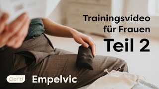 Beckenbodentraining mit Empelvic für Frauen  Trainingsvideo 2 [upl. by Eleanora]