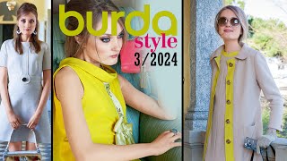 Burda 3 2024  Burda announcement 32024 with technical drawings [upl. by Nalehp]