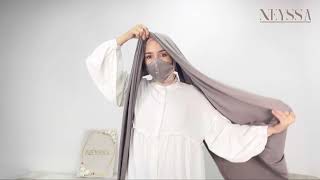 Tutoriel Comment porter le Hijab en jersey Neyssa [upl. by Adela302]