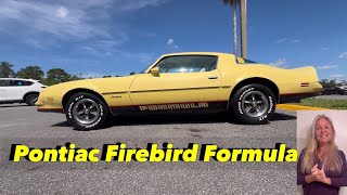 1979 Pontiac Firebird Formula classiccars americanmuscle forsale [upl. by Kimura114]