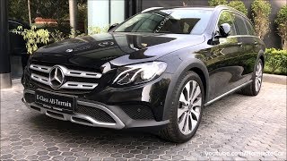 MercedesBenz E 220d 4Matic All Terrain 2019  Reallife review [upl. by Aiciruam309]