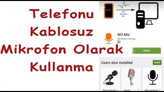 Telefonu kablosuz mikrofon olarak kullanma [upl. by Jamaal]