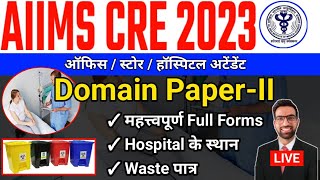 AIIMS CRE Exam Analysis 2023  AIIMS CRE Answer Key 2023  AIIMS CRE Exam 2nd Shift 2023 aiims [upl. by Aldos]