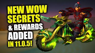 New WoW 20th Anniversary Secrets Event amp Rewards WoW The War Within  Patch 1105 [upl. by Nessnaj]