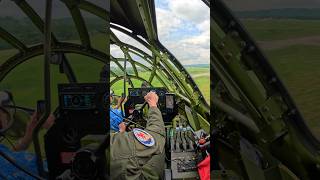 It takes a whole lot of control wheel movement to land a B29 b29 b29superfortress warbirds [upl. by Nonah]