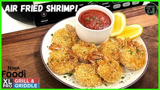 CRISPIEST AIR FRIED SHRIMP YOULL EVER TRY [upl. by Willis]