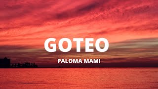 Paloma Mami  Goteo Letra  Lyrics [upl. by Cusack]