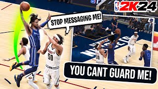 Dunking on my opponents then sending them the screenshot😂 NBA 2K24 [upl. by Kanya]