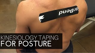 Kinesiology Taping for Posture [upl. by Einor309]