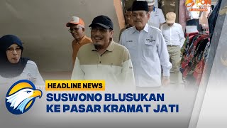 HEADLINE NEWS 0809 Calon Wakil Gubernur Jakarta Suswono Blusukan ke Pasar Kramat Jati [upl. by Jacobine883]