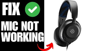 SteelSeries Arctis Nova 1P Mic Not Working PS5  How To Fix [upl. by Dusa]