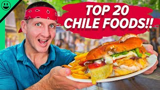 Must Try Before You Die Chile’s TOP 20 Street Foods [upl. by Atiuqrahs]