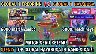 GW Ketemu Top Global 1 HayaBusa Stenly Gas Bantai  Mobile Legends [upl. by Nerrual]