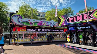 🇳🇱 Fairground Middelburg Netherlands TravelwithHugoF fair middelburg kermis2024 [upl. by Irac]