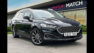 Used Ford Mondeo Estate 20 TiVCT Vignale CVT Euro 6 in Black  EA22TXH  Motor Match Crewe [upl. by Weathers]