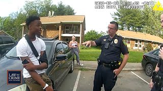 Bodycam Man Allegedly Assaults Spits on Cops During Arrest for Violent Threats [upl. by Rodnas]