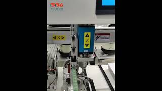 Automatic thread insert assembly machineTool for inserting threads into needlesThread insert robot [upl. by Eiramadnil366]