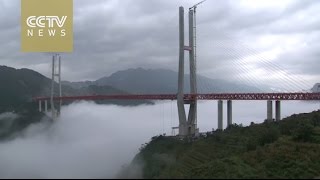 Timelapse World’s highest bridge to open in China [upl. by Connelly]