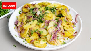 Easy Lyonnaise Potatoes  Sauteed Breakfast Potatoes  How To Make Lyonnaise Potatoes  Infoods [upl. by Drawd]